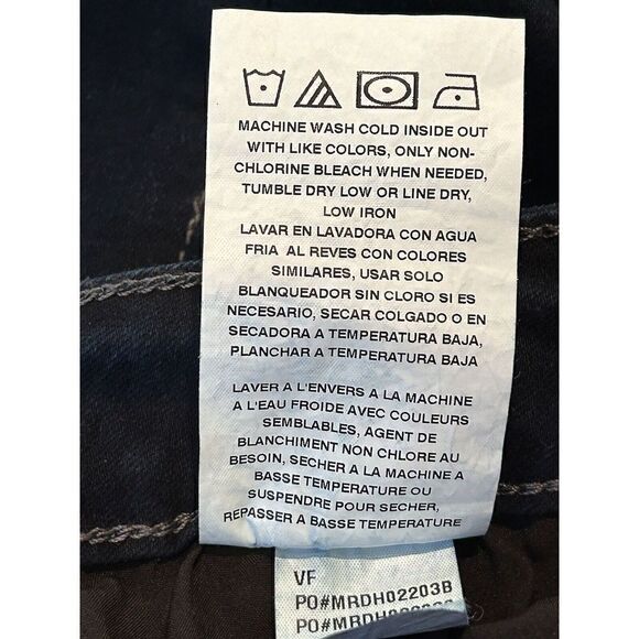 Lee Riders Shape Illusions Blue Jeans Slim Fit Boot Cut Midrise Size 16 - Picture 5 of 7